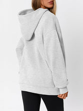Women Oversized Hoodie - Grey